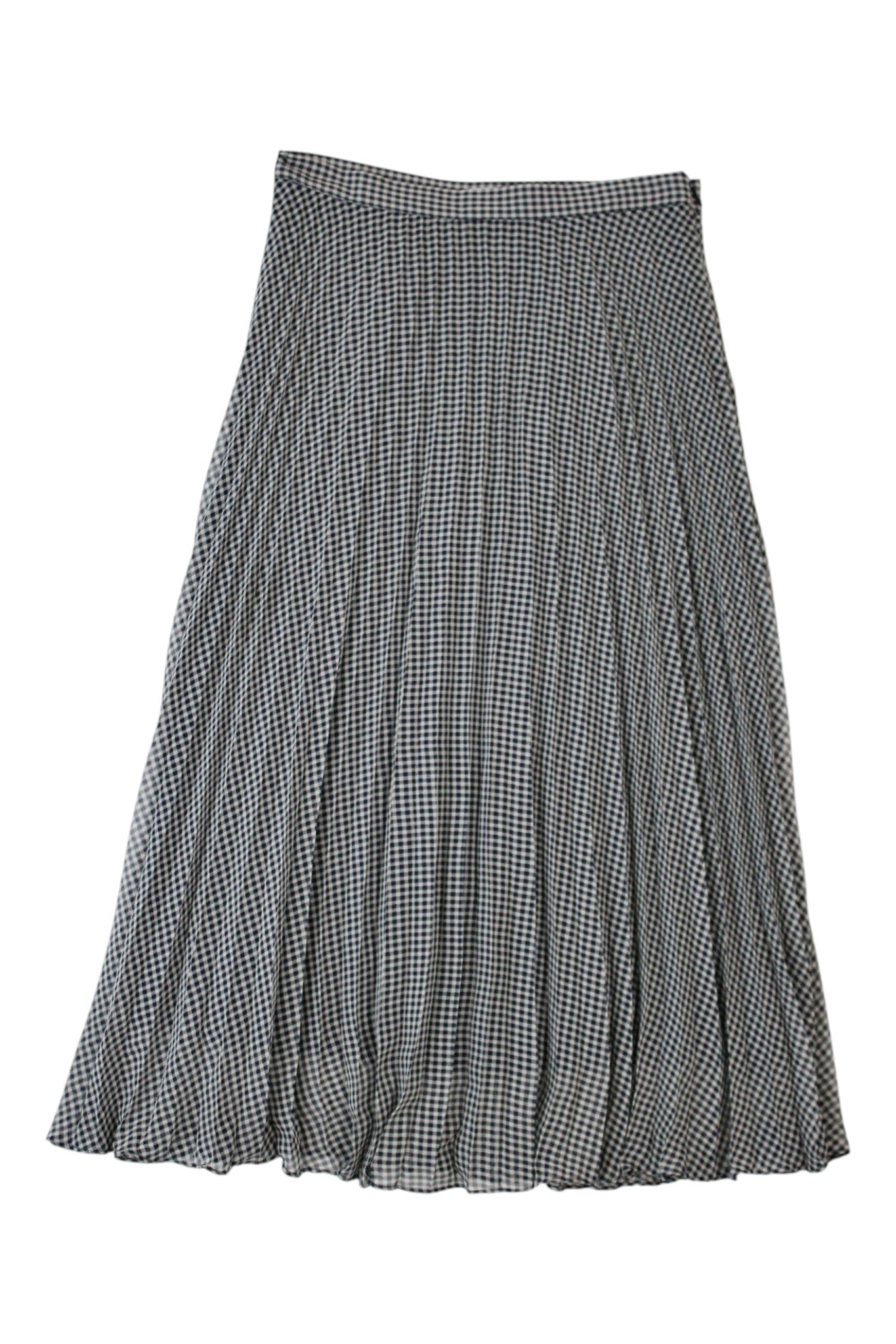 Sportscraft - Gingham Chiffon Midi Skirt