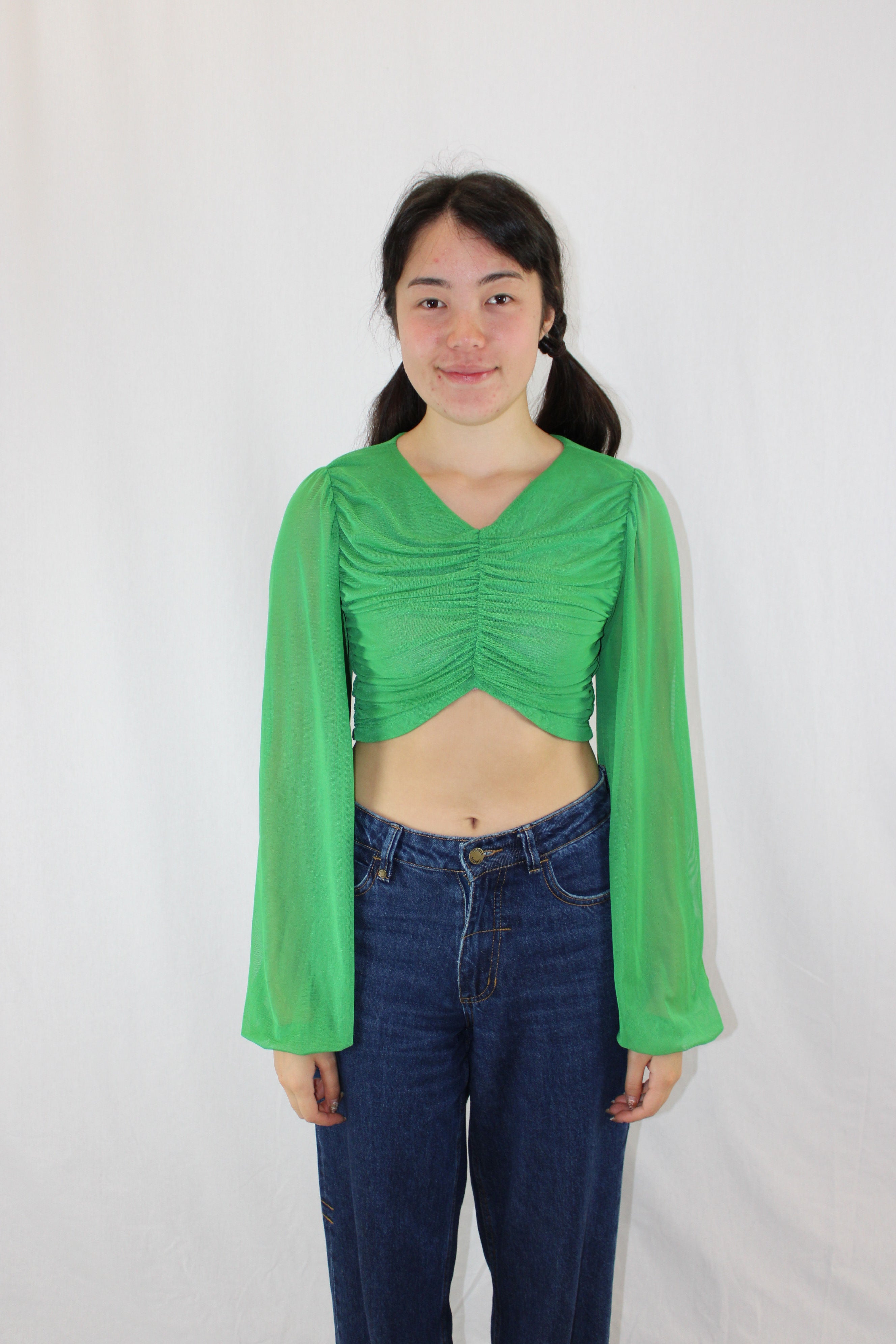 Ruby - Mesh Crop Top