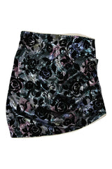 Lovers + Friends - Sequin & Velvet Mini Skirt