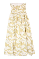 VRG GRL - Patterned Linen Midi Dress