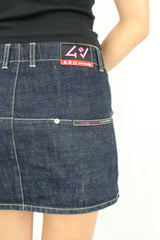 Bug Denim - Flat Liner Denim Mini Skirt