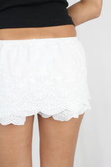My Mum Made It - Micro Mini Broderie Skort