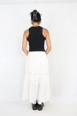 Anthem - Broderie Lace Midi Skirt