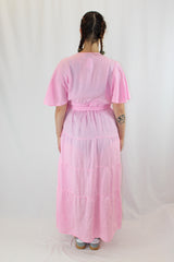 Eb & Ive - Tiered Wrap Maxi Dress