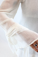 Mild Red - Metallic Knit Dress