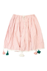 Cooper - Striped Cotton Midi Skirt