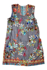 Johnny Was - 100% Silk Mini Dress