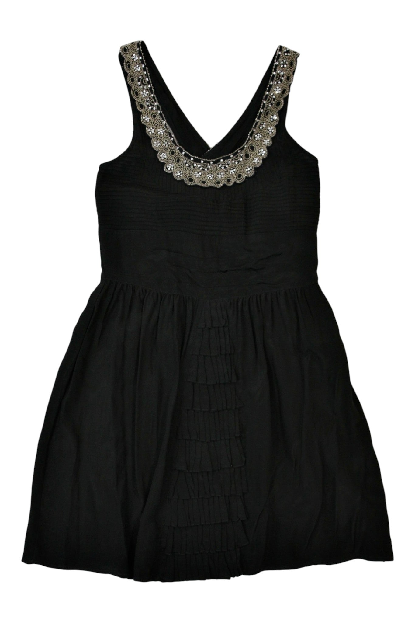 Trelise Cooper - Beaded & Pleated Mini Dress