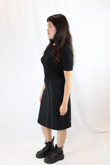 Kate Sylvester - Contrast Stitch Midi Skirt