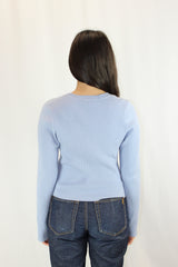 Among The Brave - Crew Neck Rib Knit Top