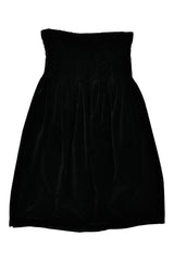 Yves Saint Laurent - Strapless Velvet Mini Dress