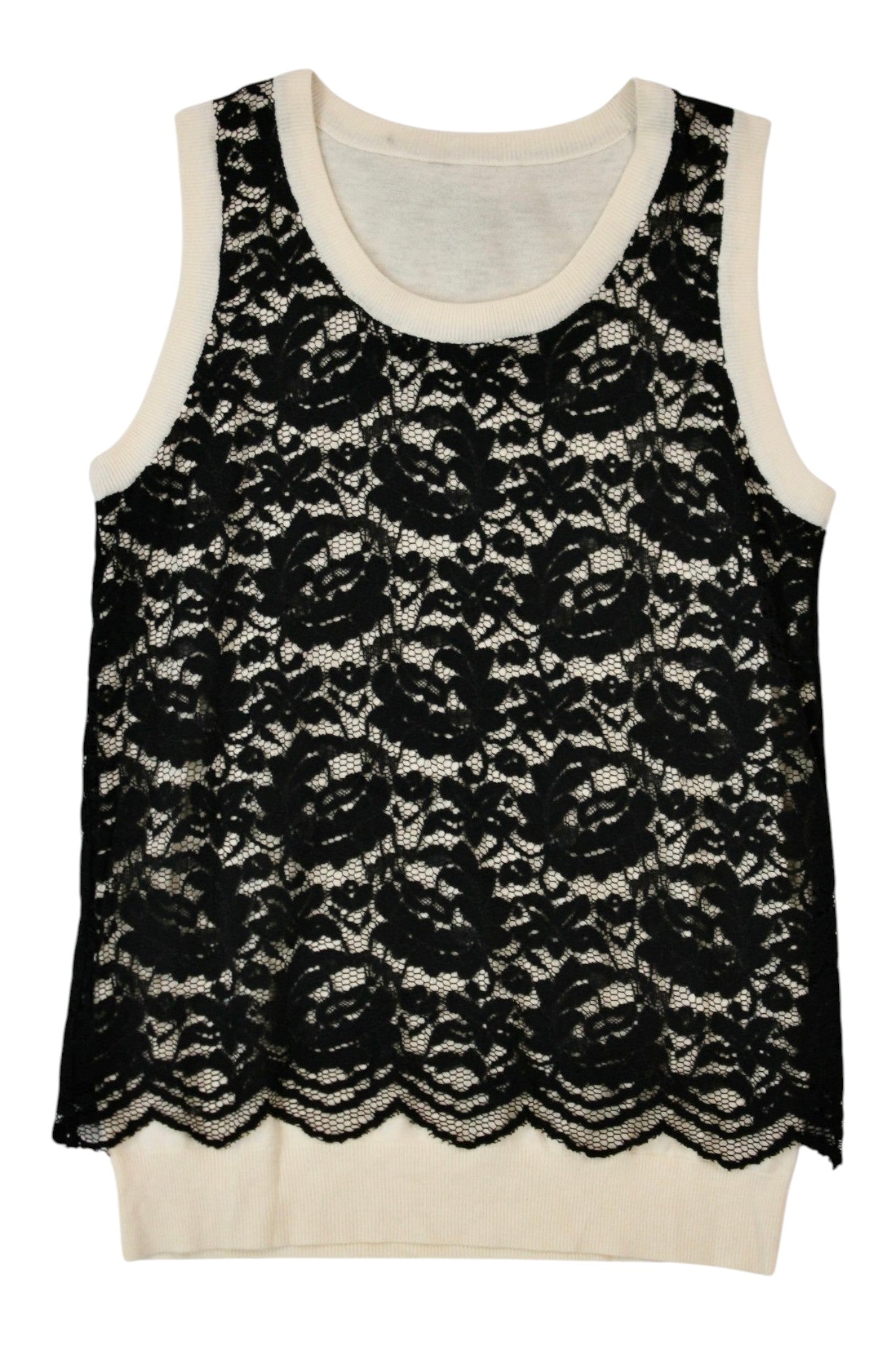 Dolce & Gabbana - Cashmere & Lace Singlet