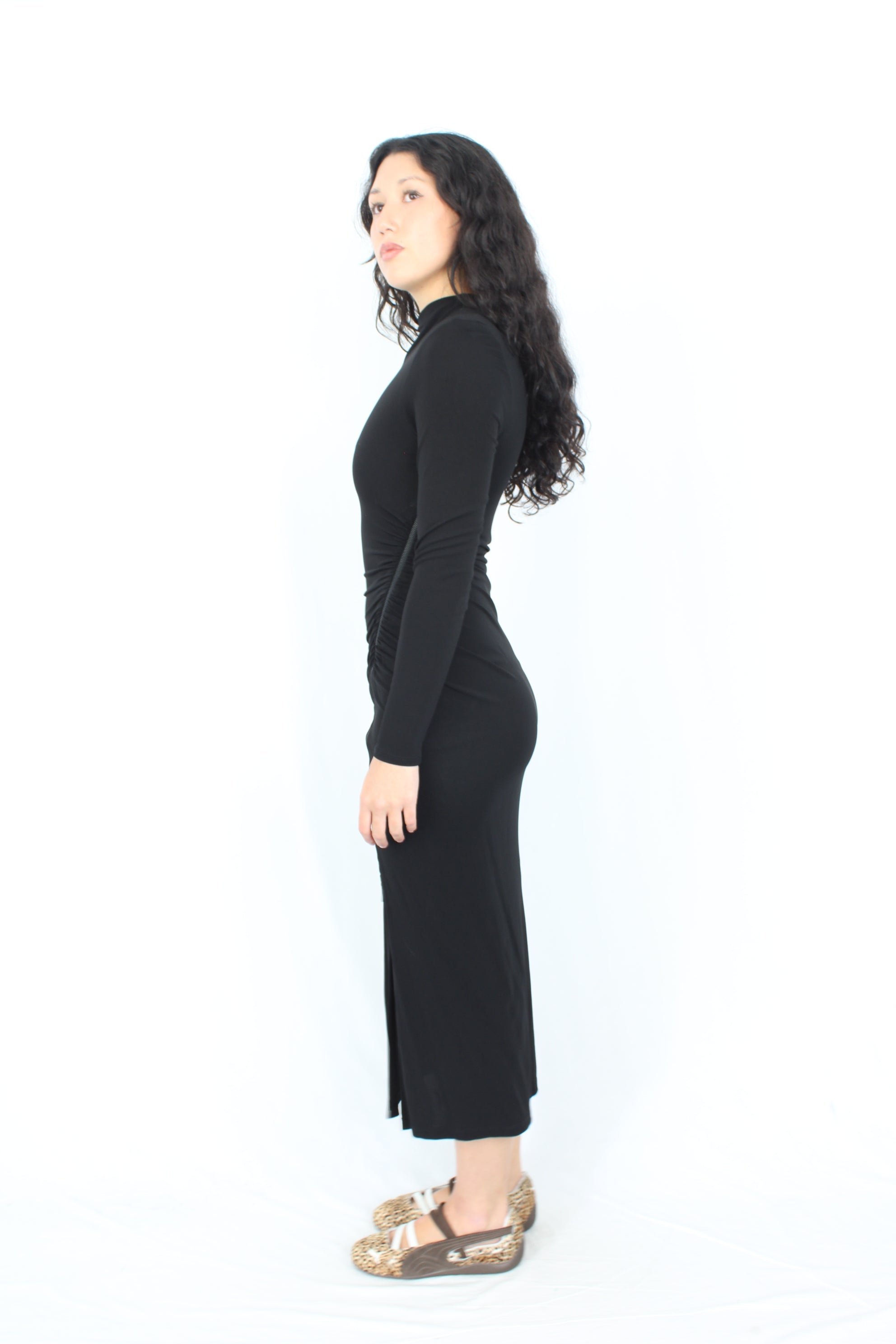 Cue - Gathered Zip Dress