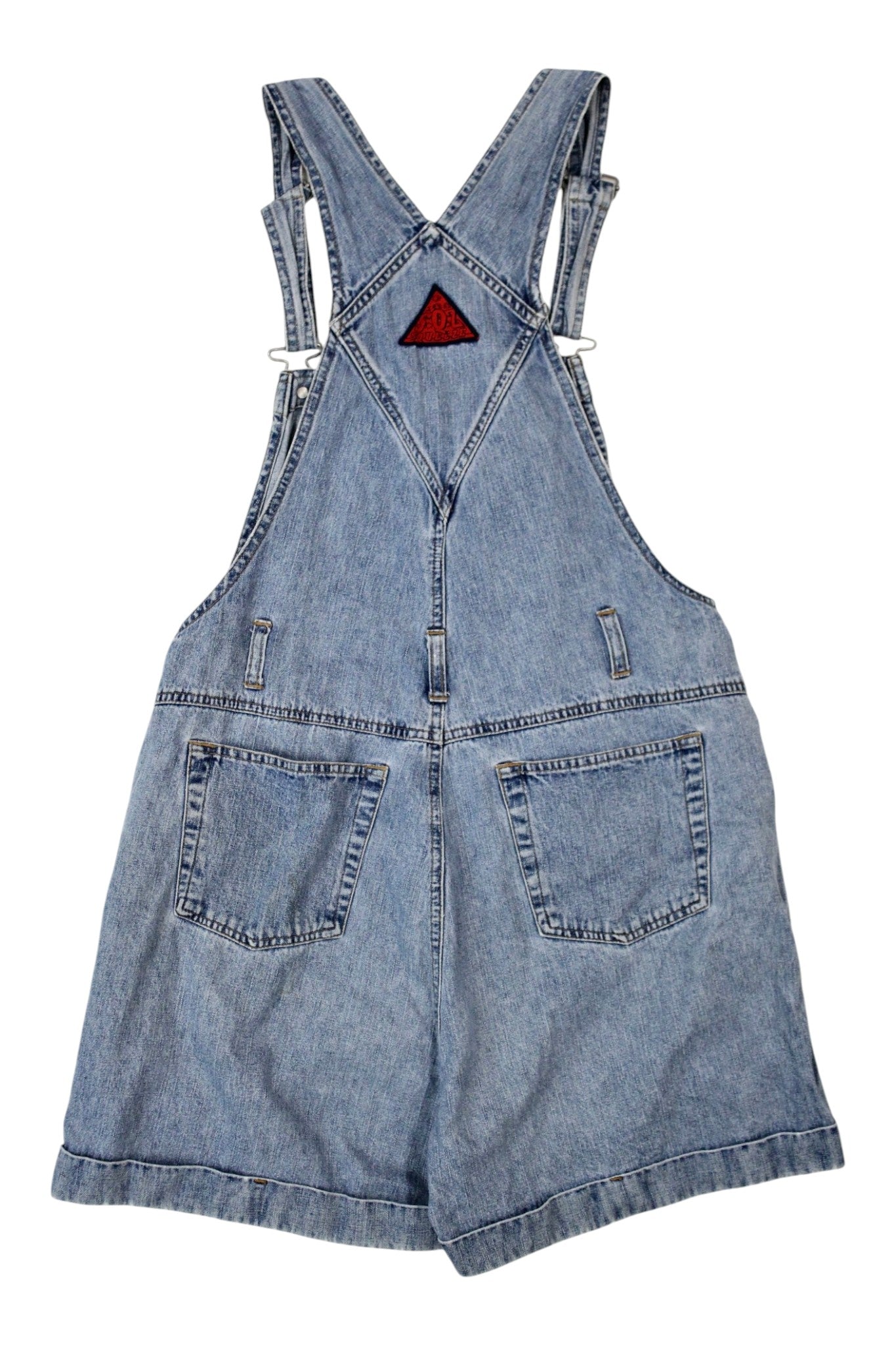 Squeeze - Cuffed Denim Overalls