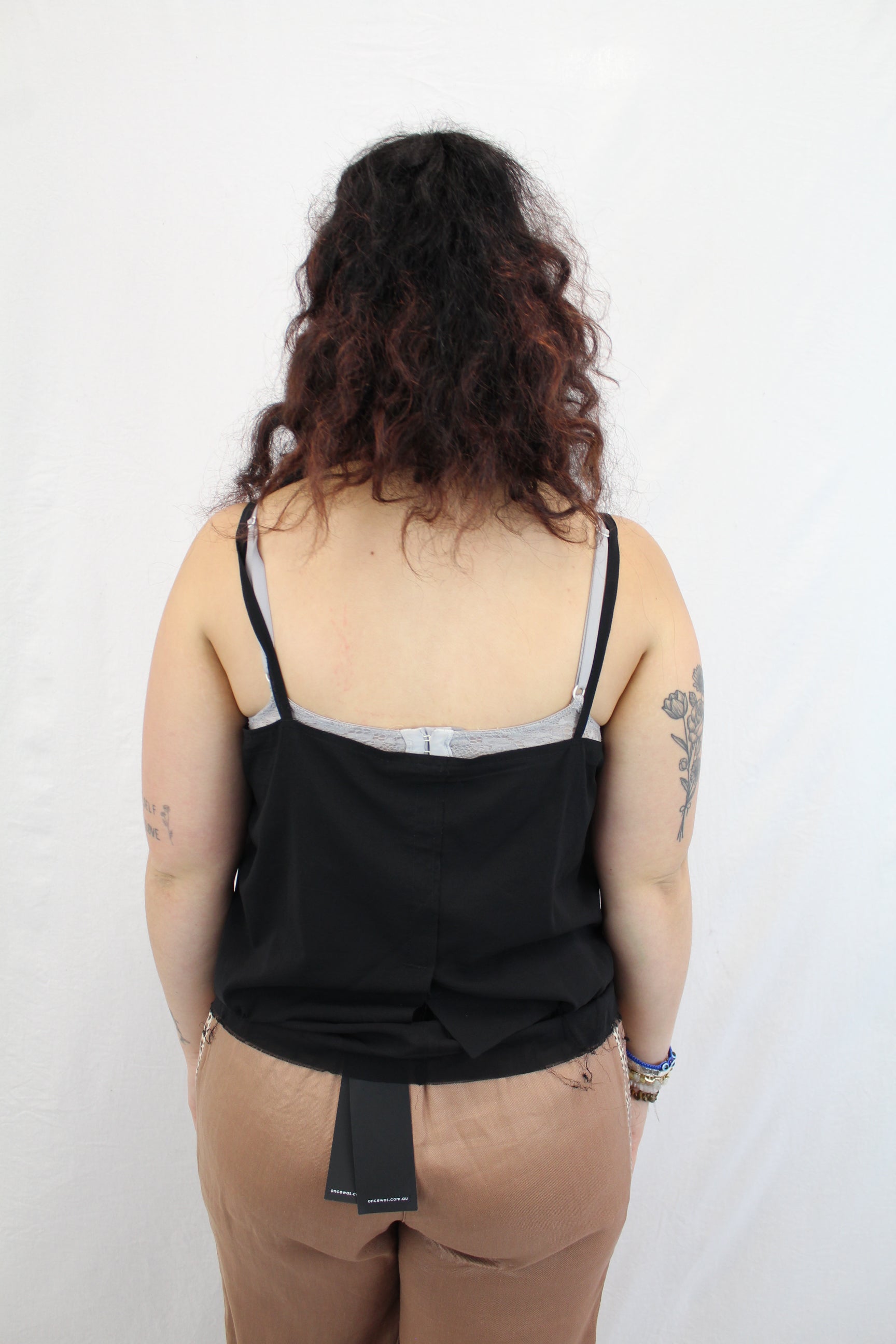 Nom*D - Silk Raw Hem Singlet
