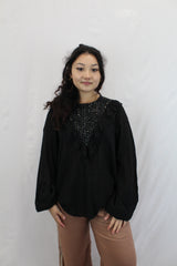 Essential Antwerp - Ruffle Neck Blouse