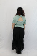 Moochi - Gathered Panel Maxi Skirt