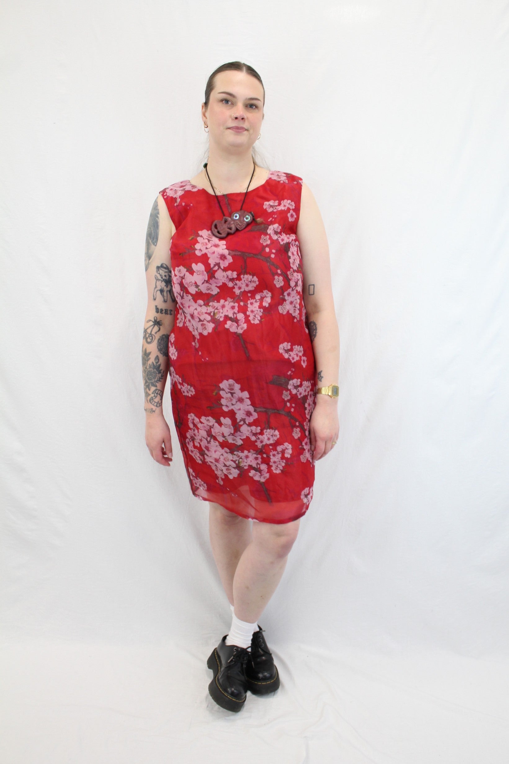 Megan Salmon - Cherry Blossom Shift NWT