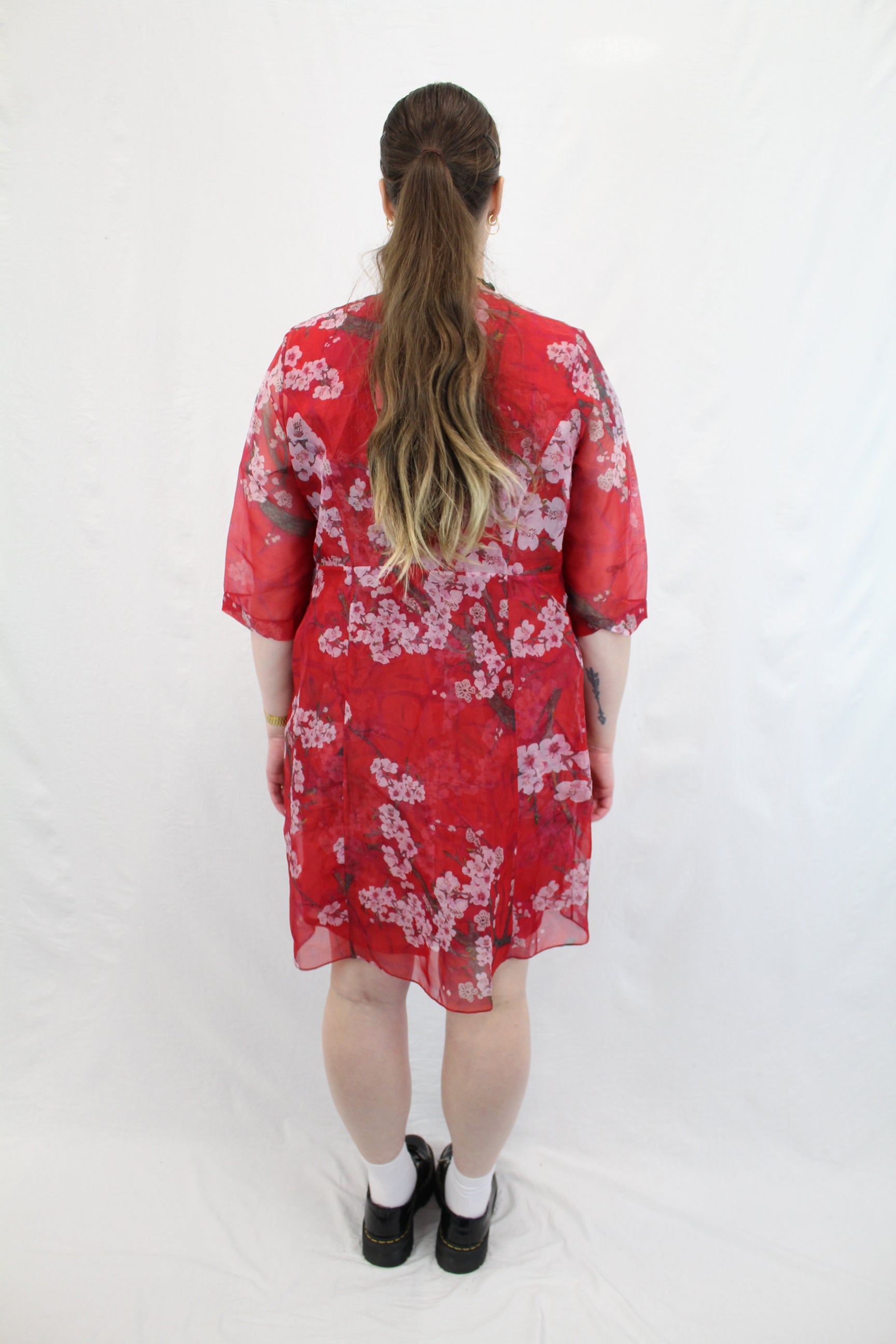 Megan Salmon - Cherry Blossom Coat NWT