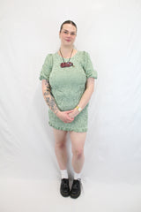 Ruby - Sky Shirred Mini Dress