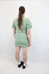 Ruby - Sky Shirred Mini Dress