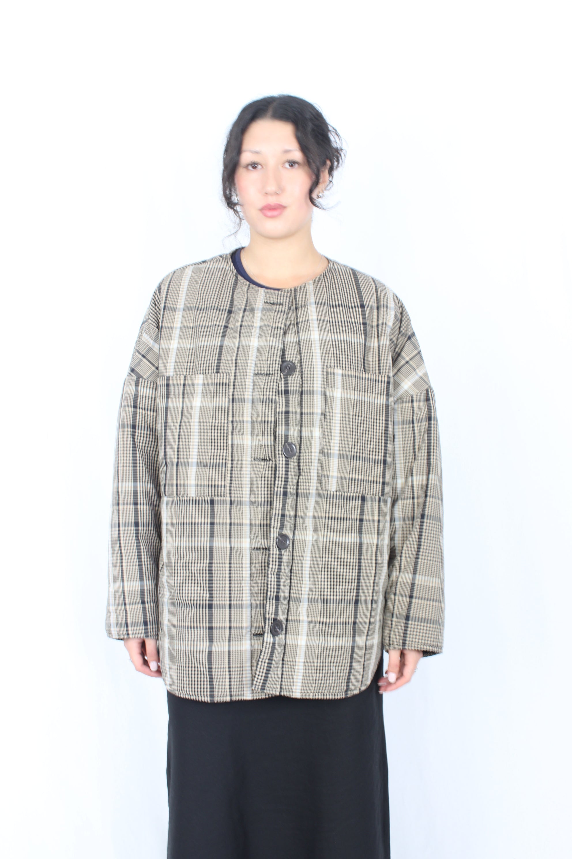 Ricochet - Gingham Quilted Jacket