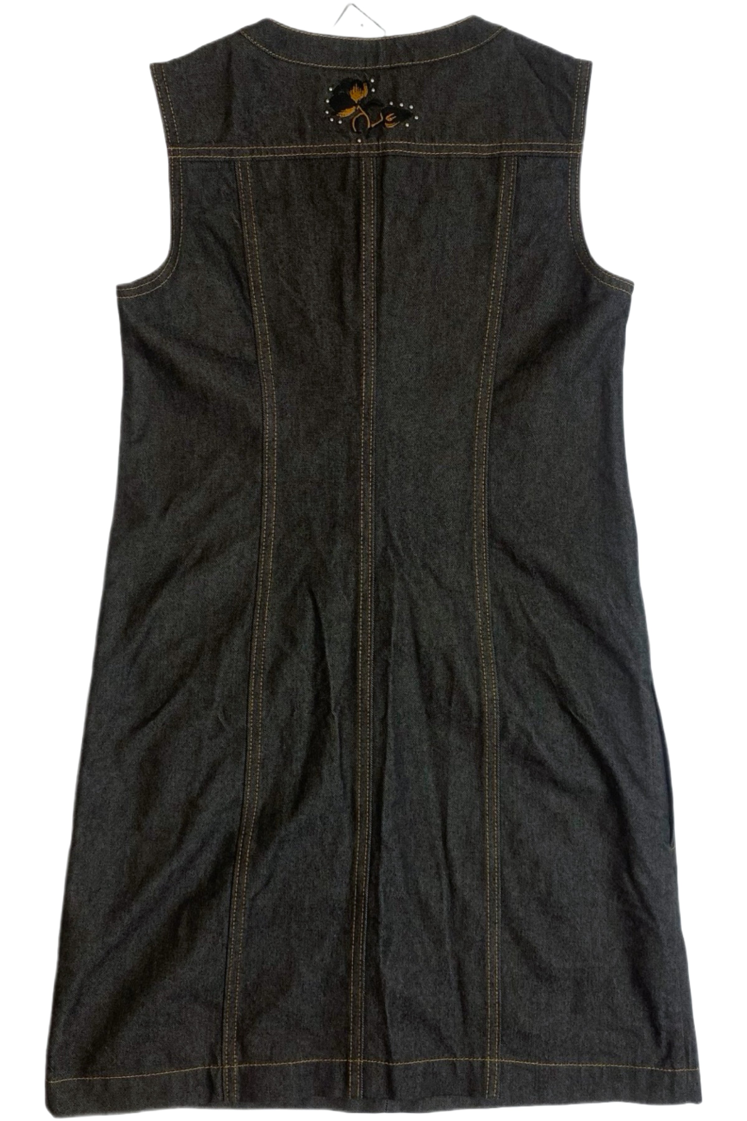 Coach - Denim Snap Button Mini Dress