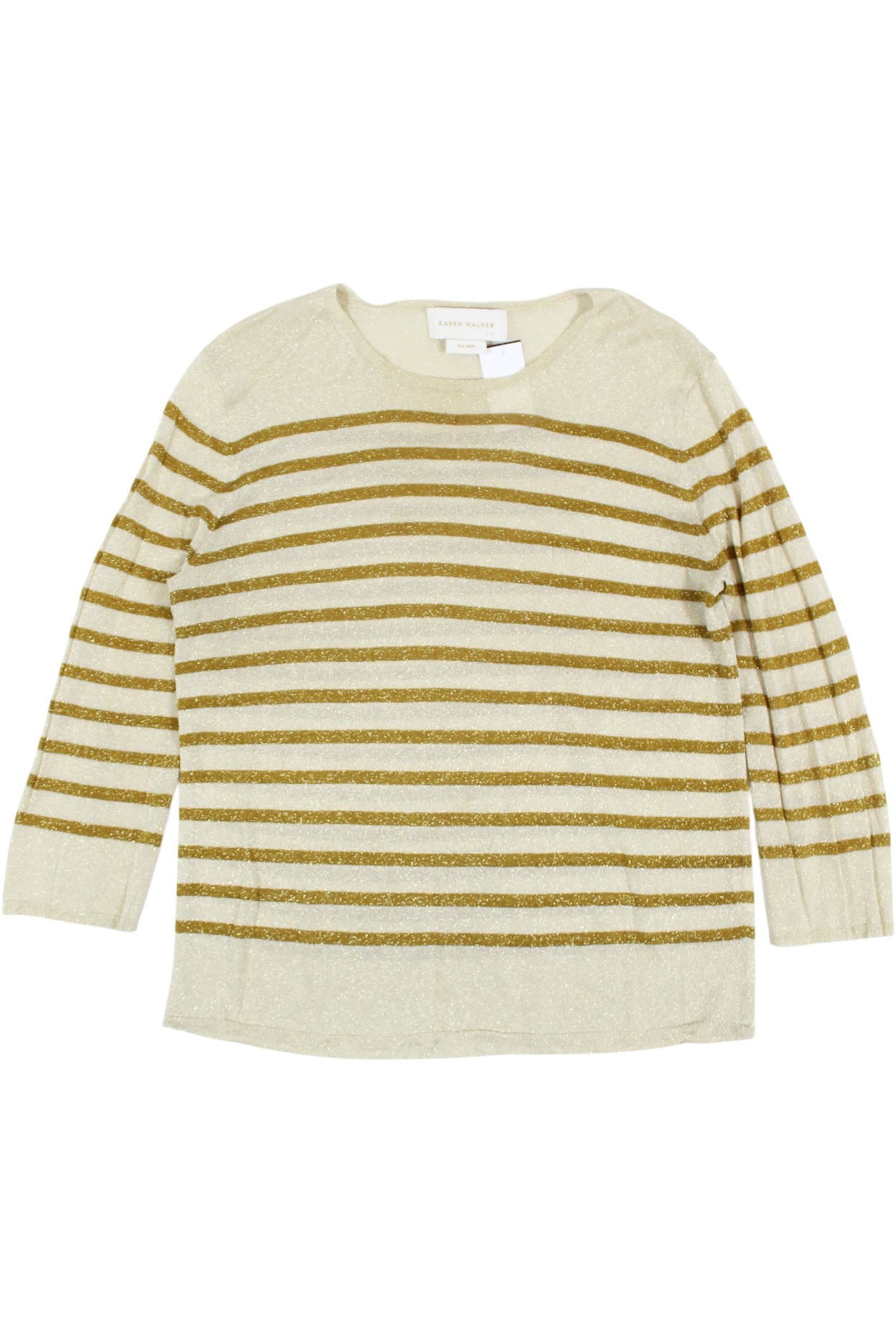 Karen Walker - Striped Sparkly Top