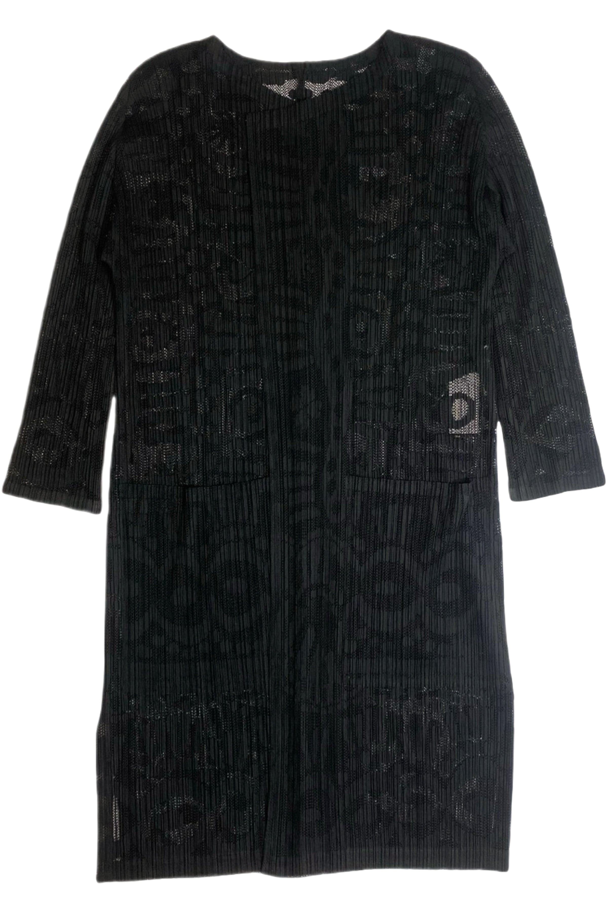 Pleats Please Issey Miyake - Semi-Sheer Patterned Cover-Up