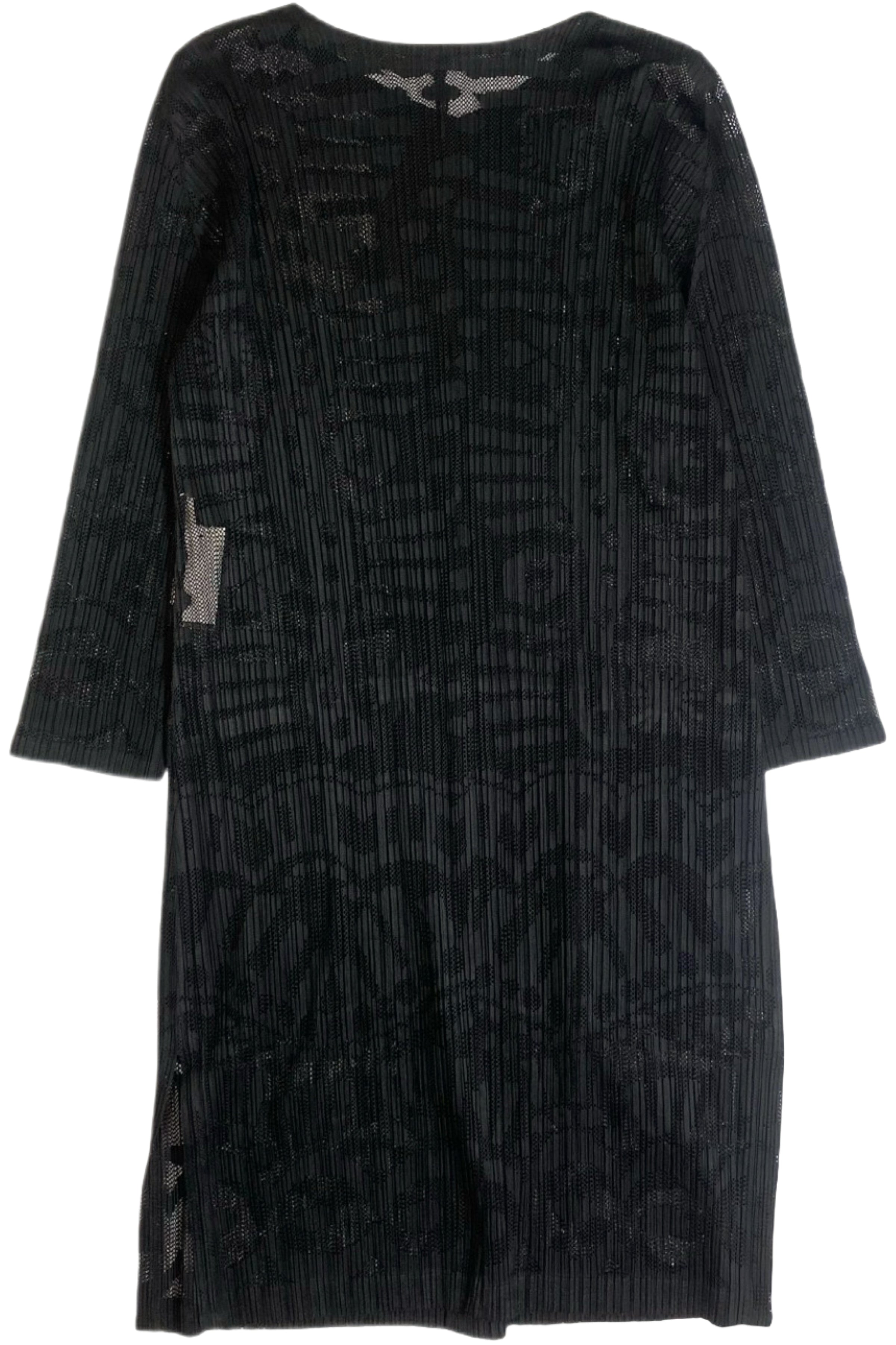 Pleats Please Issey Miyake - Semi-Sheer Patterned Cover-Up