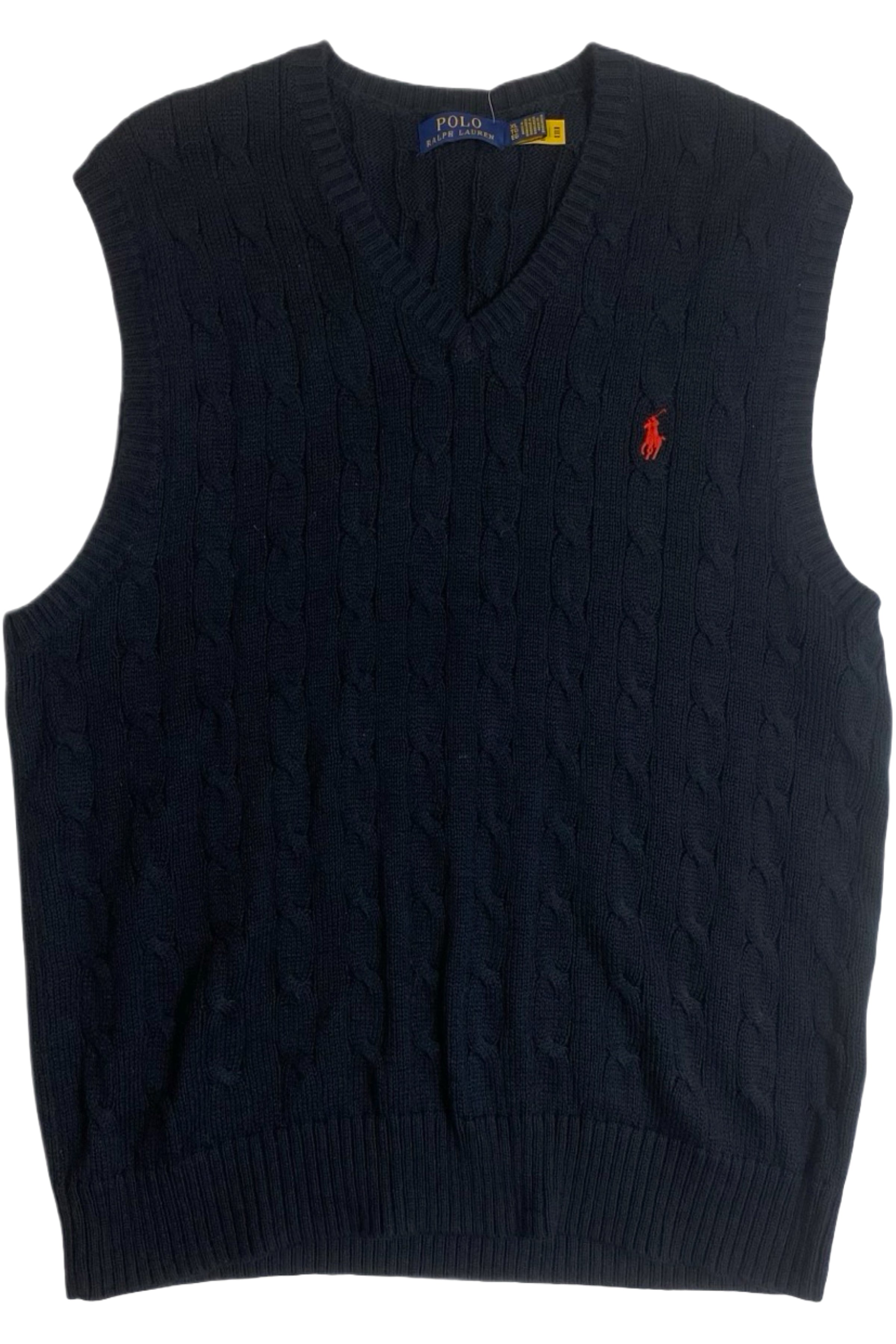 Polo by Ralph Lauren - V-Neck Cable Knit Vest