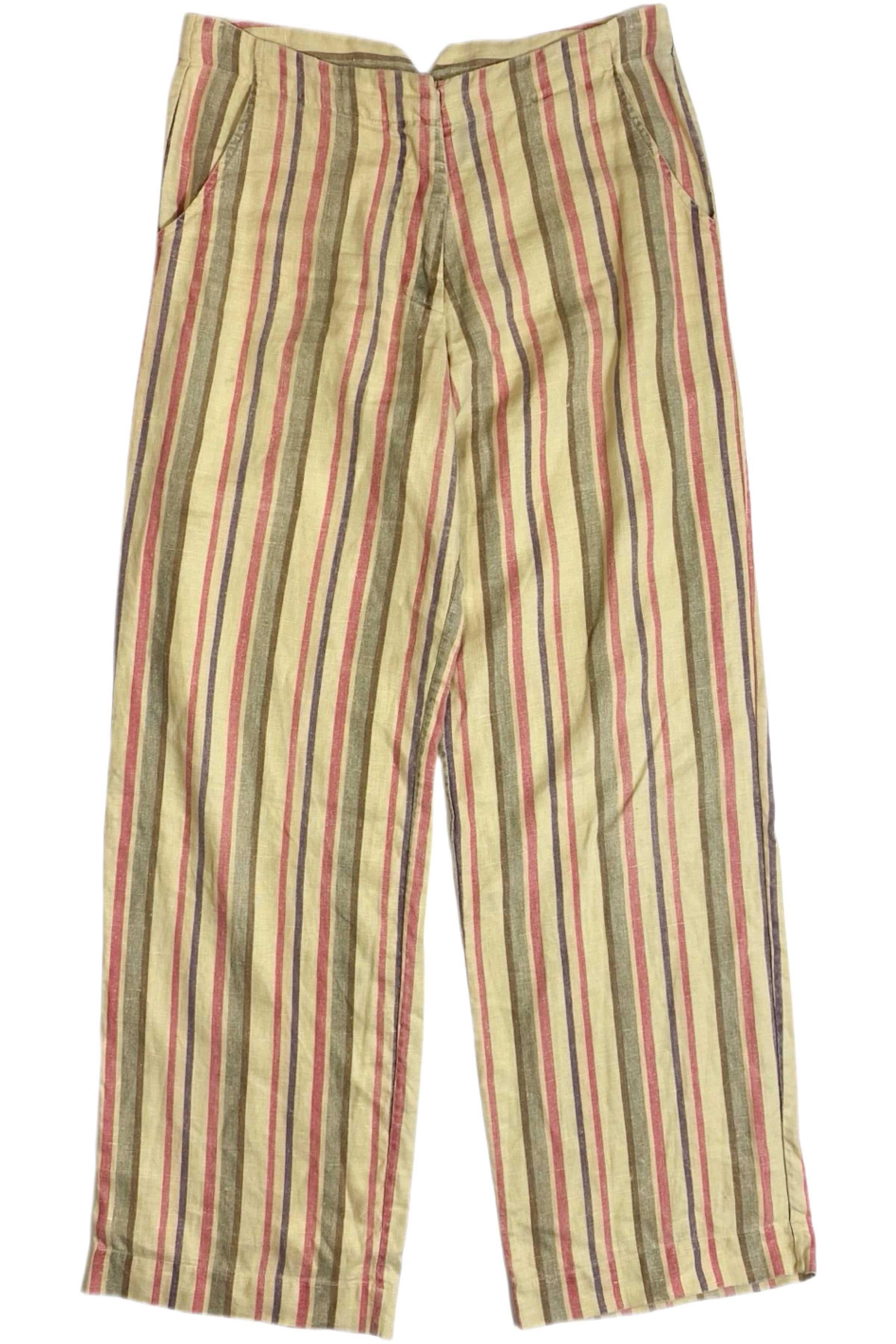 Wixii - Stripped Linen Pants