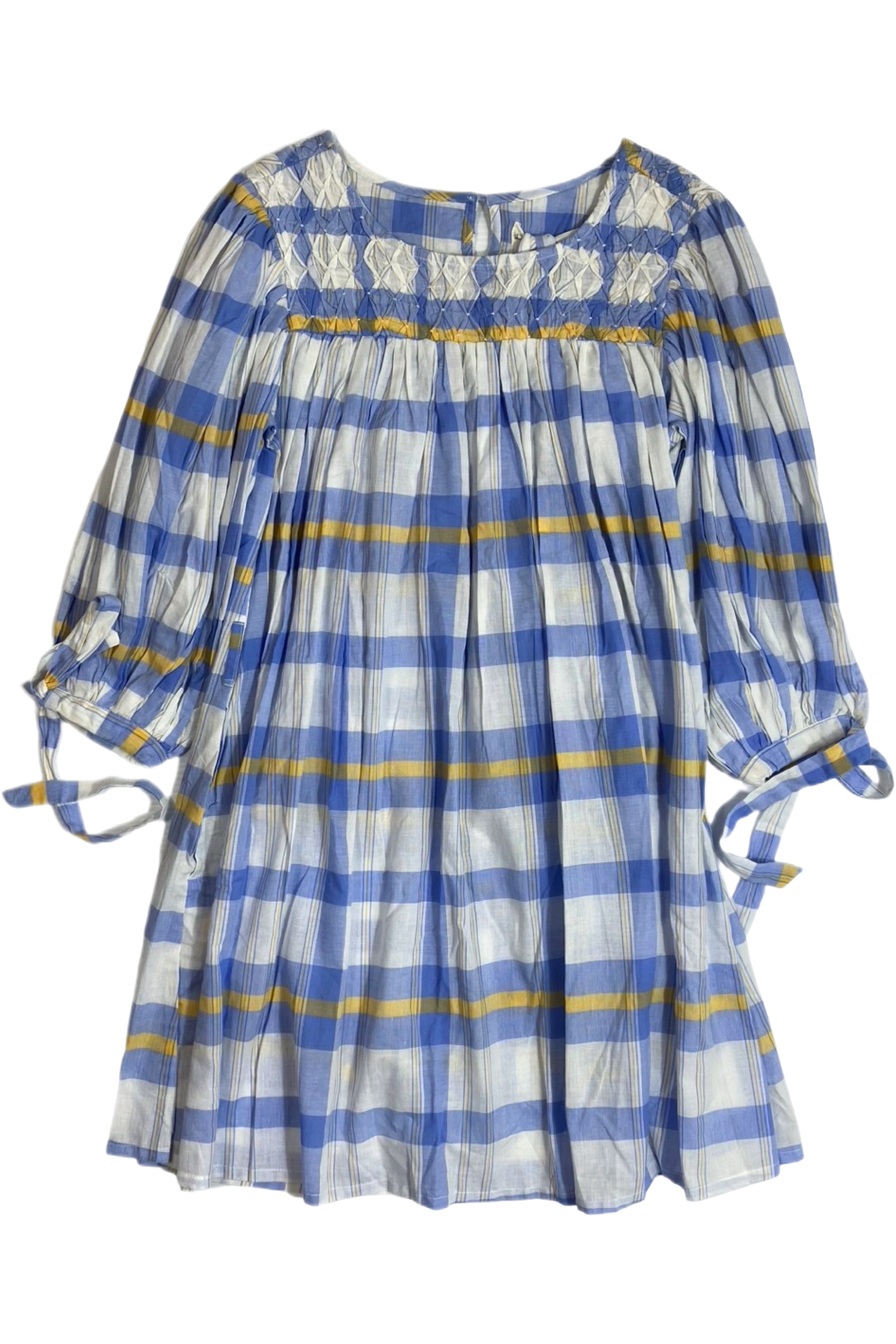 Daughters Of India - Plaid Mini Dress