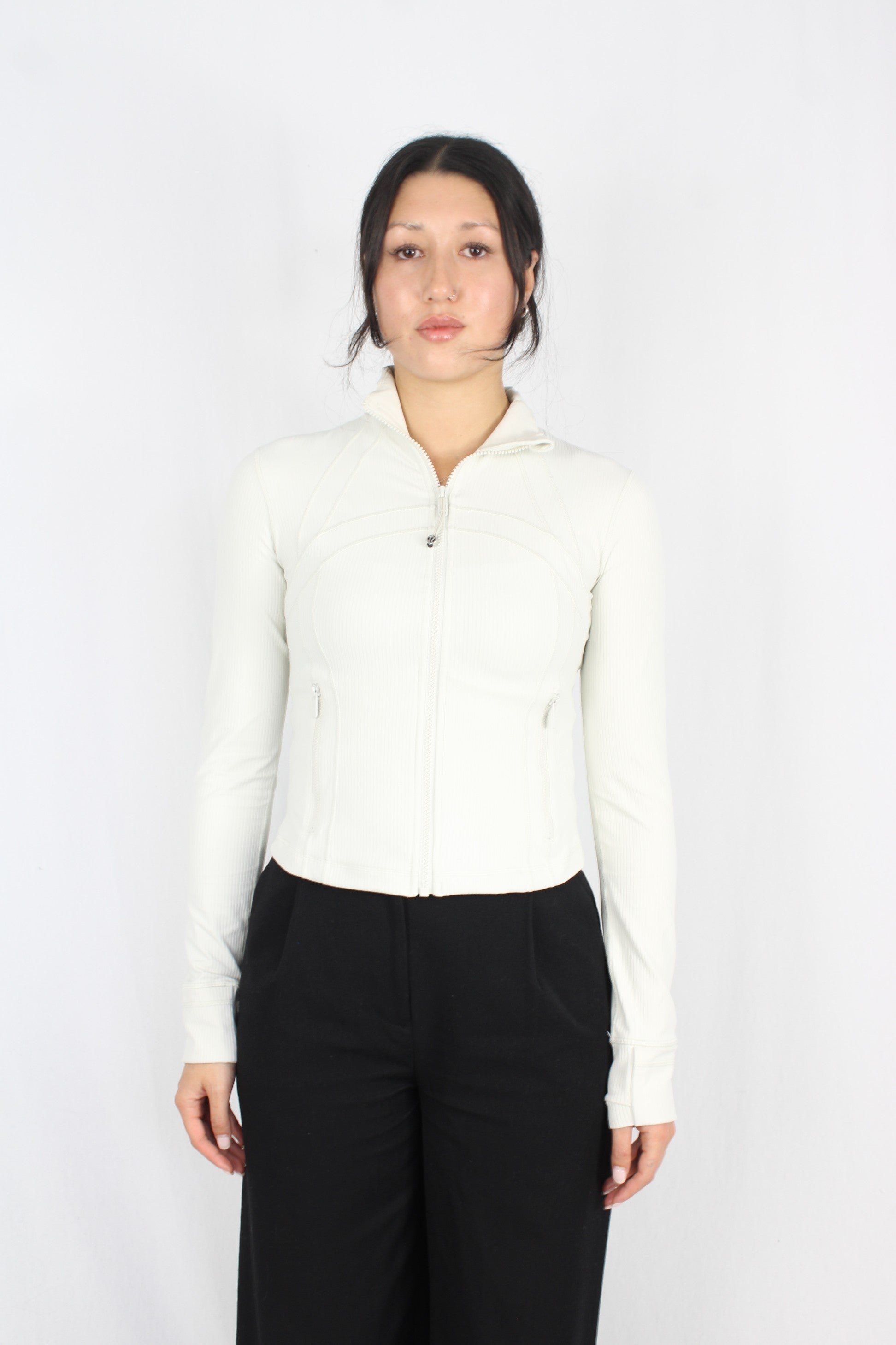Lululemon - Cream Define Cropped Jacket