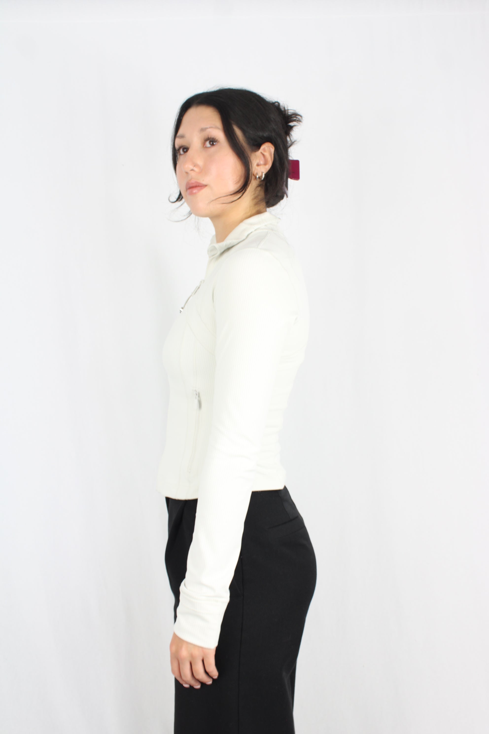 Lululemon - Cream Define Cropped Jacket