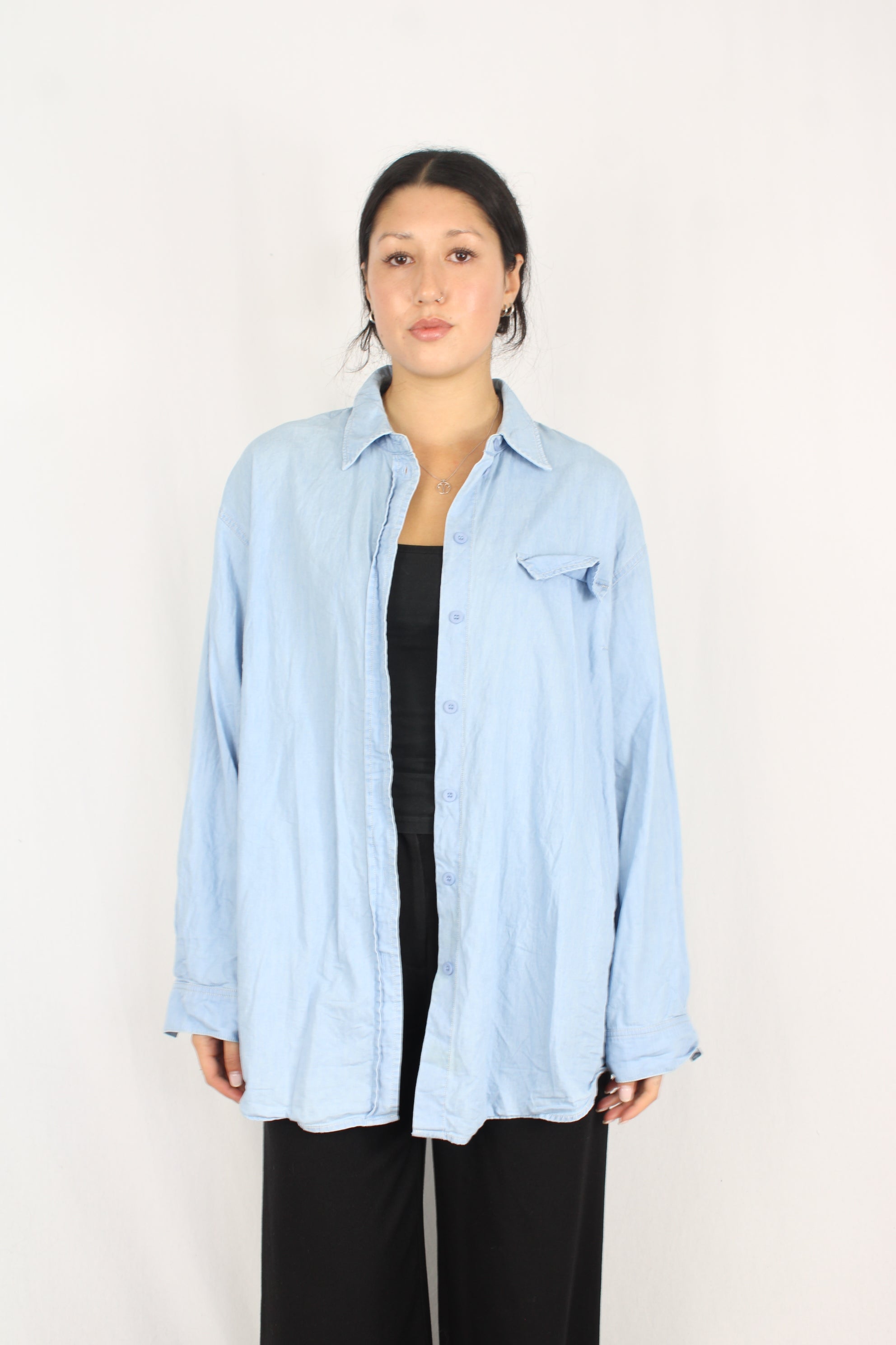 Moochi - Oversized Chambray Shirt