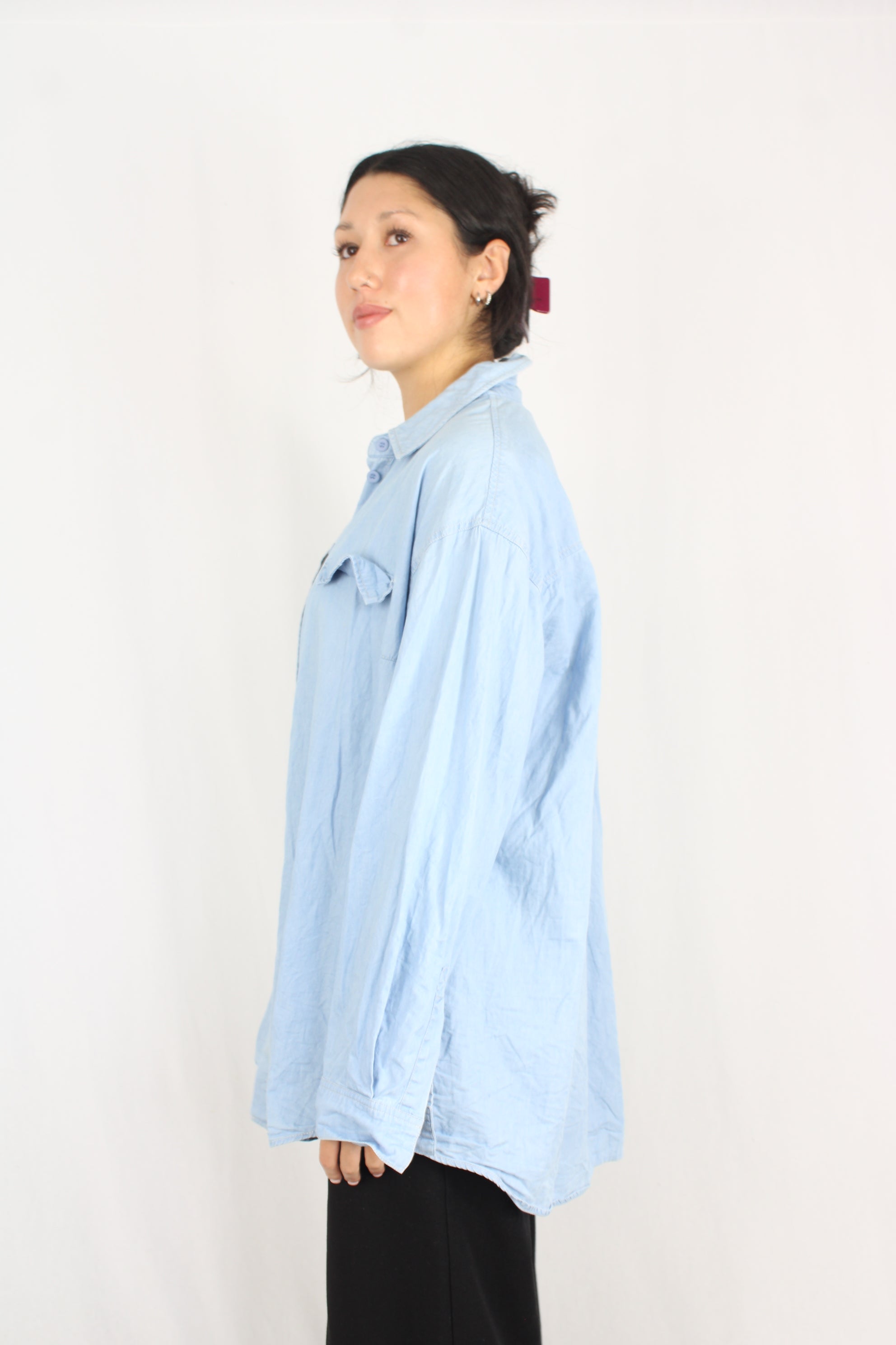Moochi - Oversized Chambray Shirt