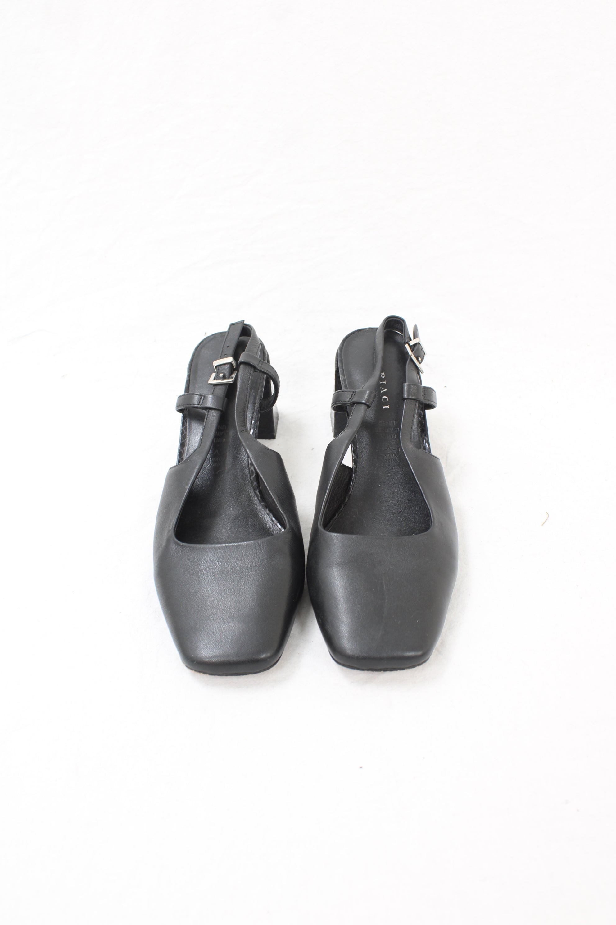 Mi Piaci - Slingback Leather Heels