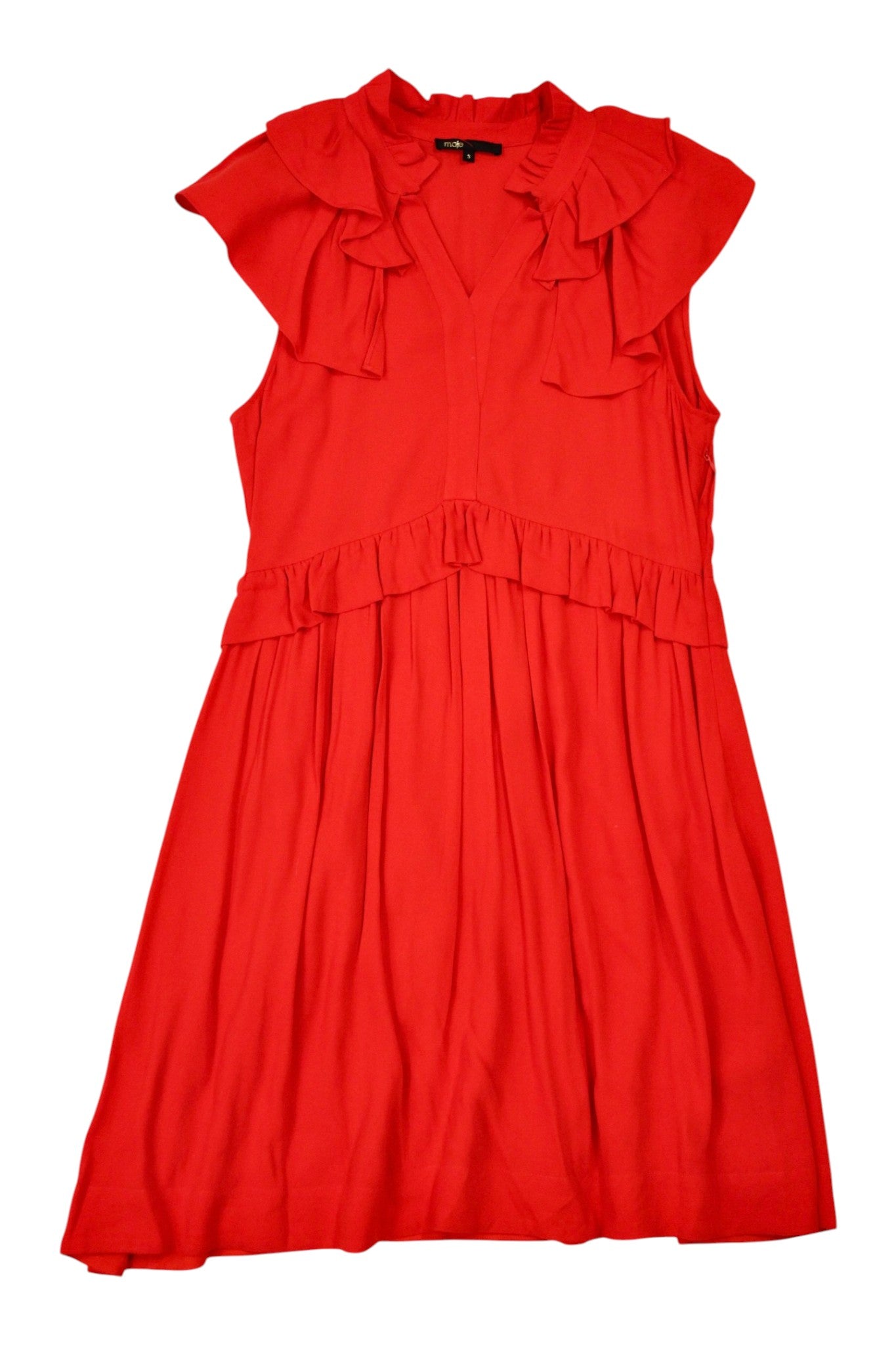 Maje - Frill Mini Dress