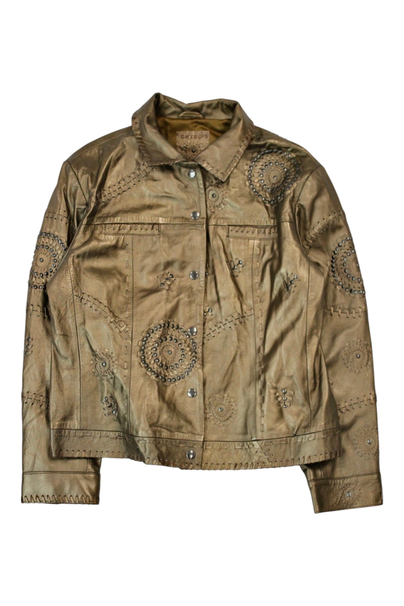 Chico's - Embellished Leather Jacket