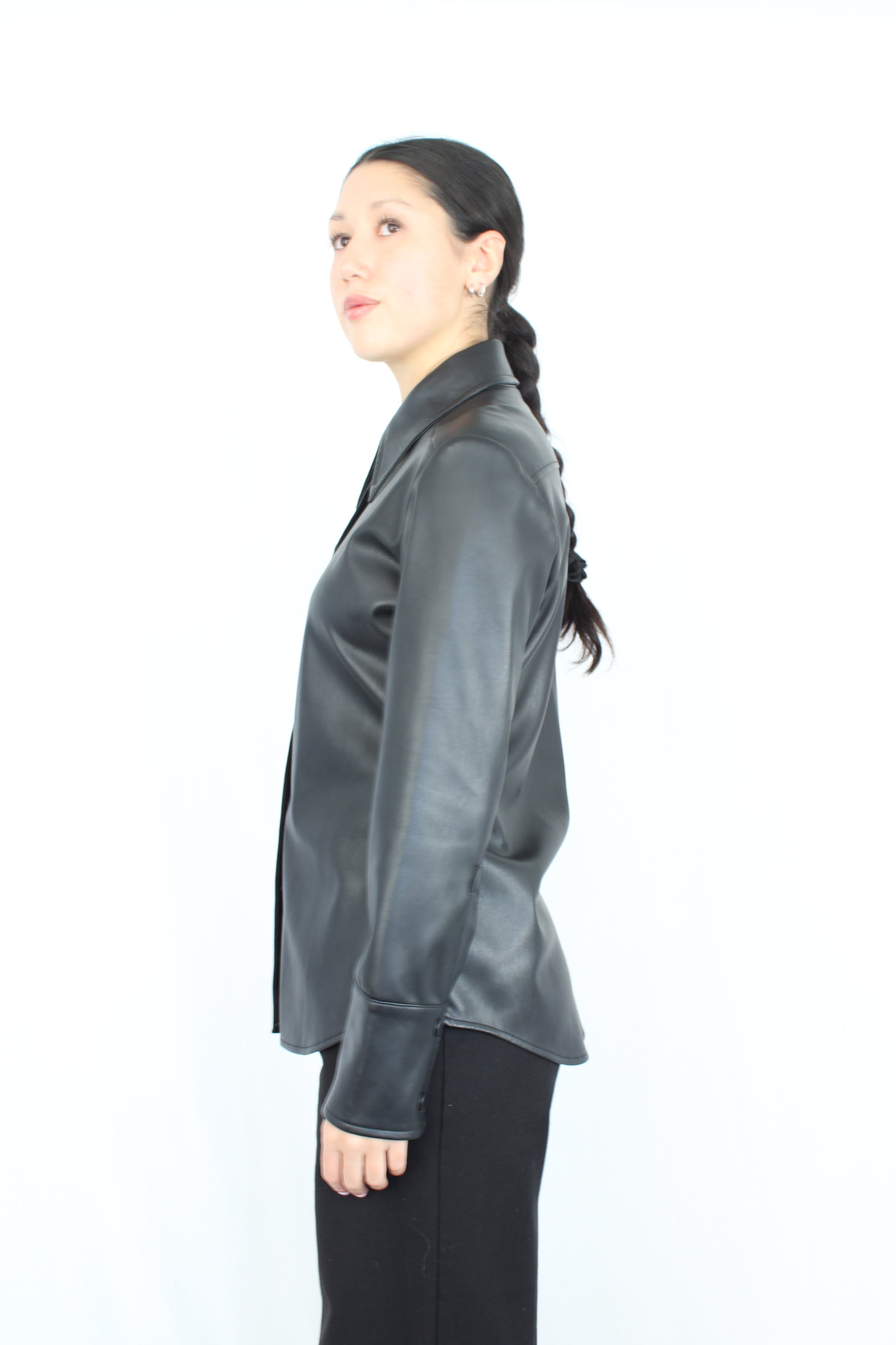Zara - Pleather Shirt