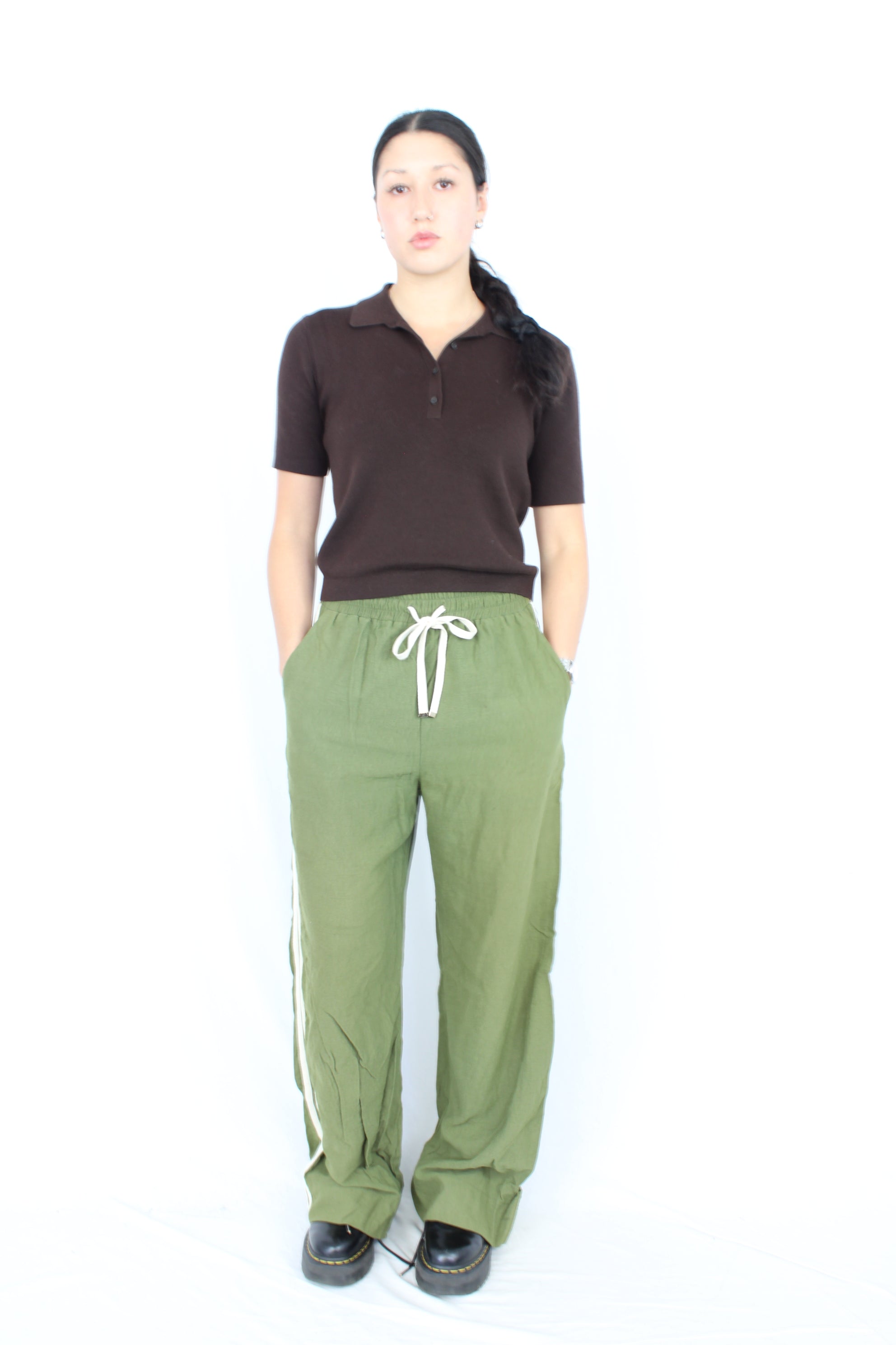 Ruby - Dark Green Corvette Pants