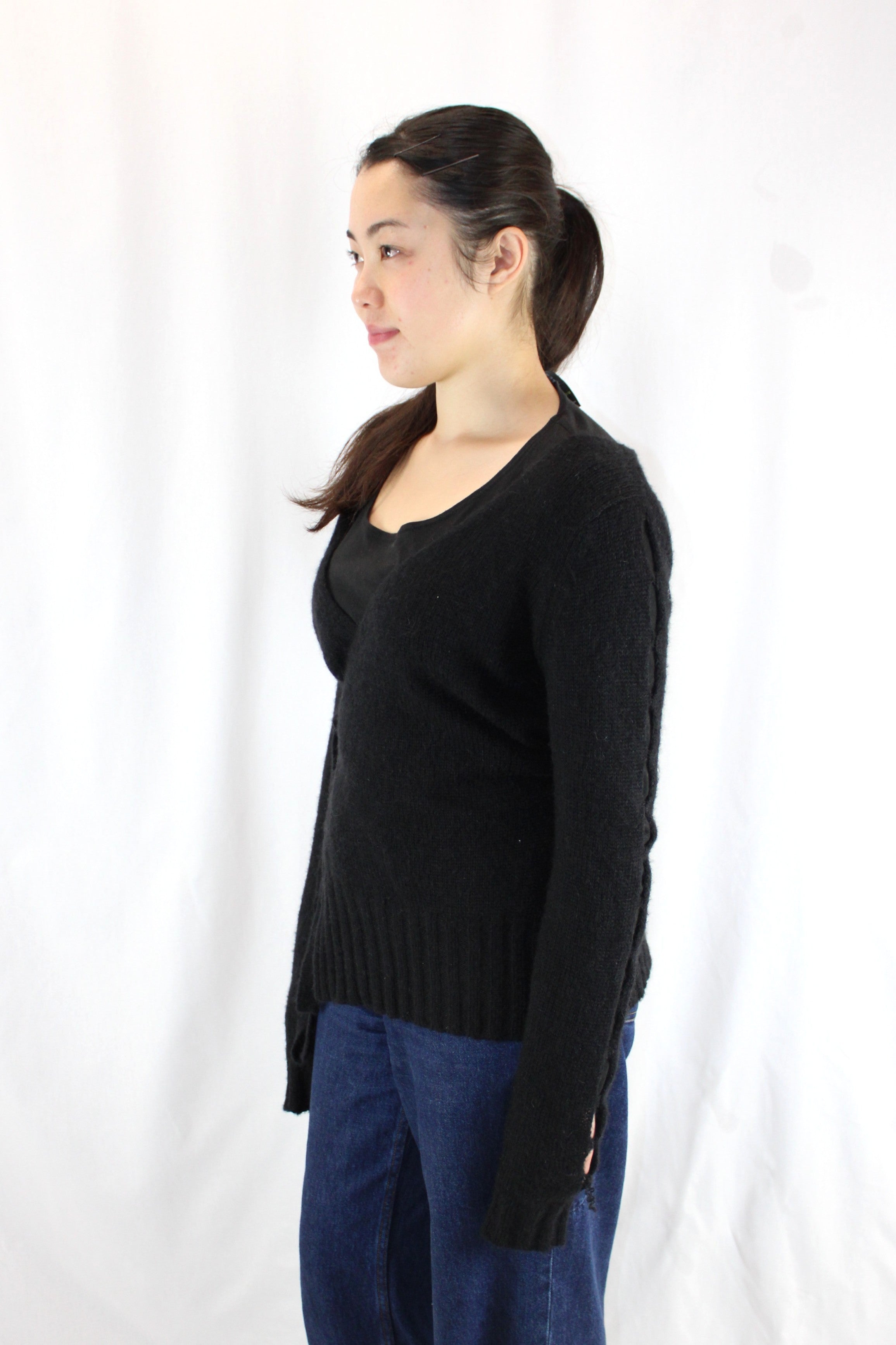 Marle - Cut-Out Wrap Knit
