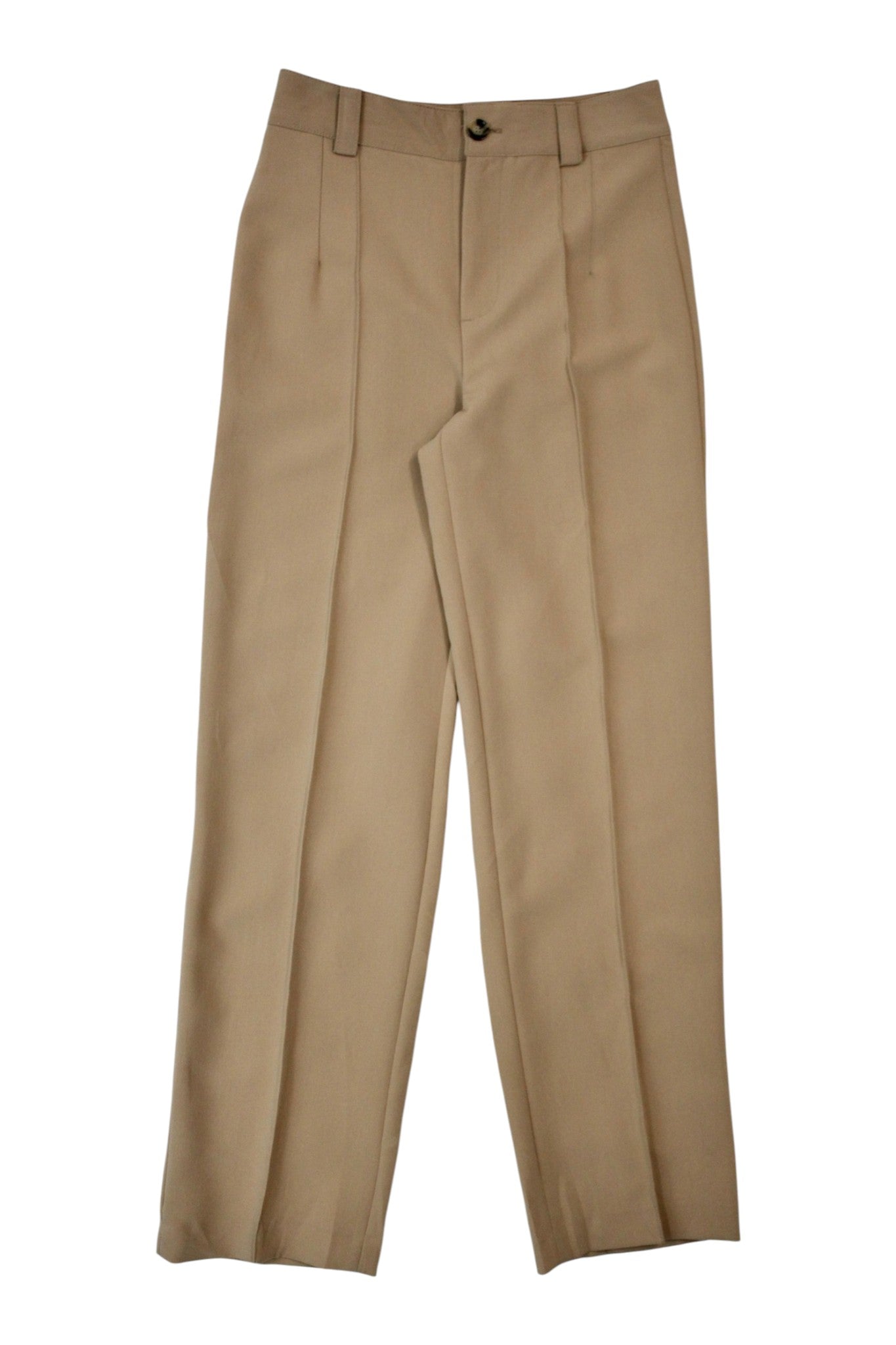 Zara - Relaxed Pin-Tuck Suit Pants