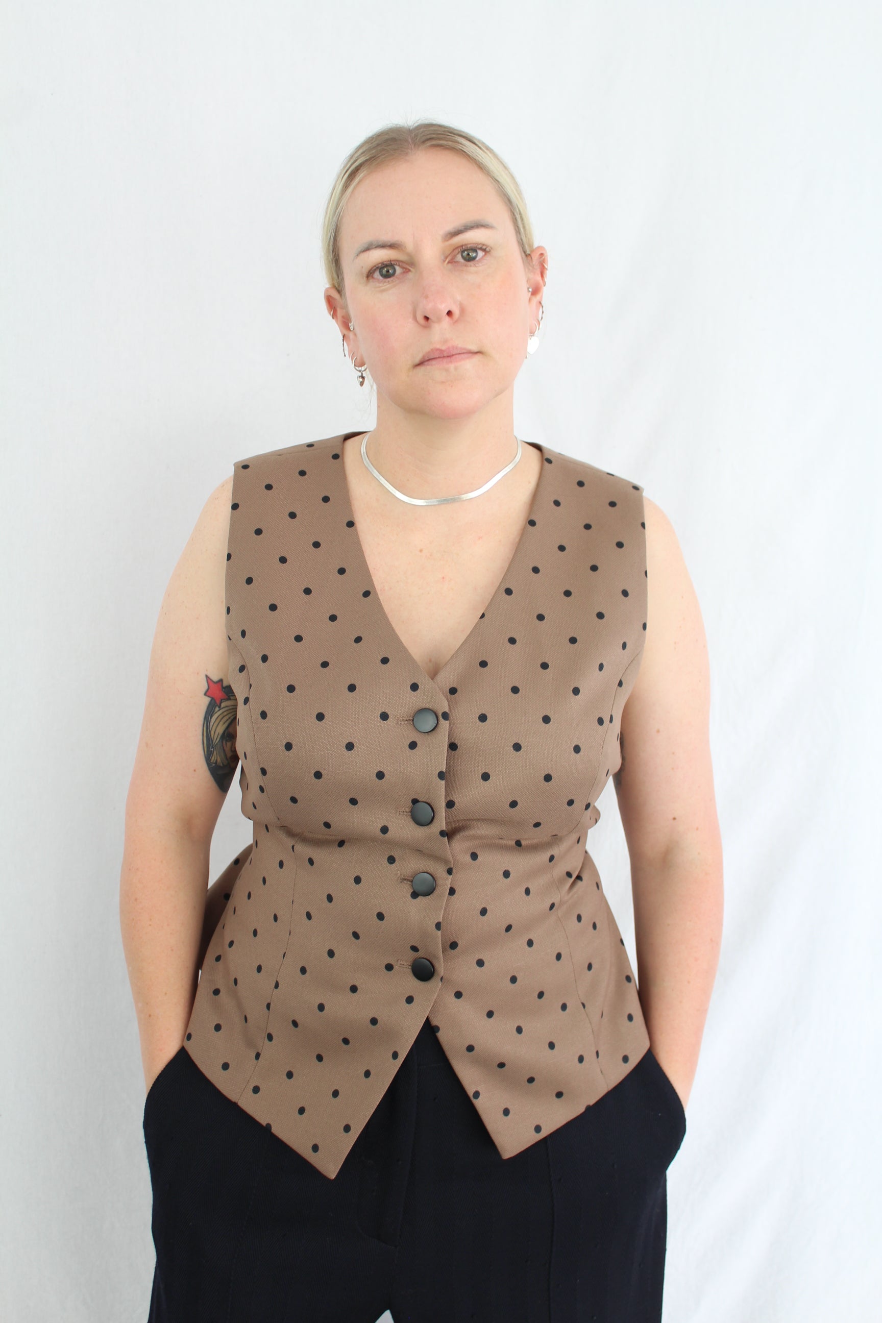 Motto - Spot Tailored Vest NWT