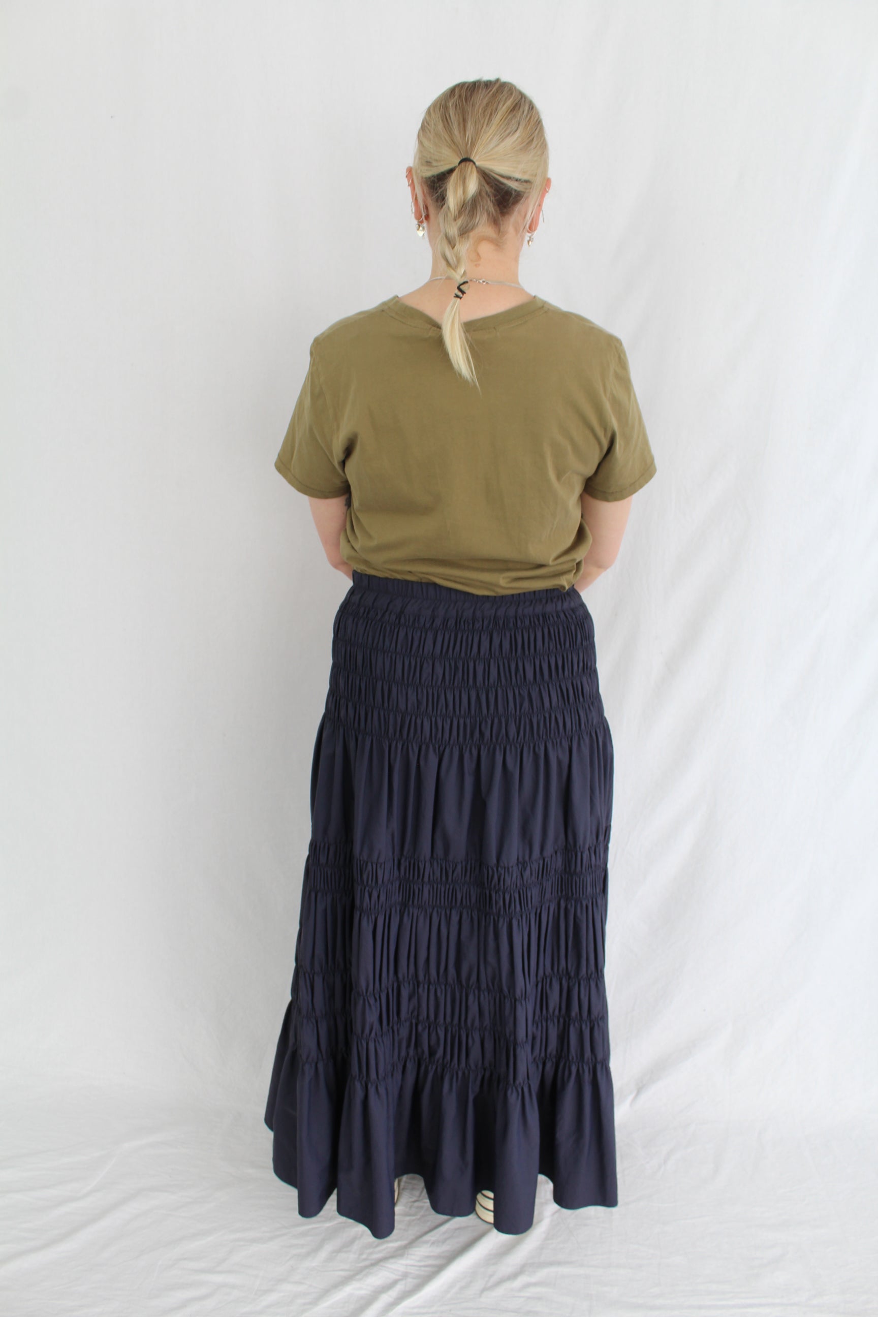 Moochi - Shirred Maxi Skirt