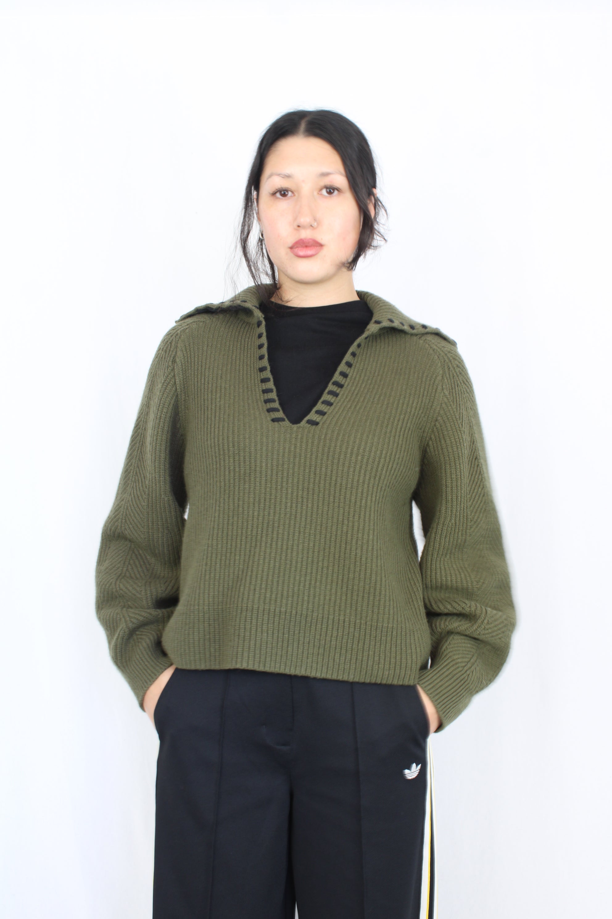 Max - Wool Green Jumper