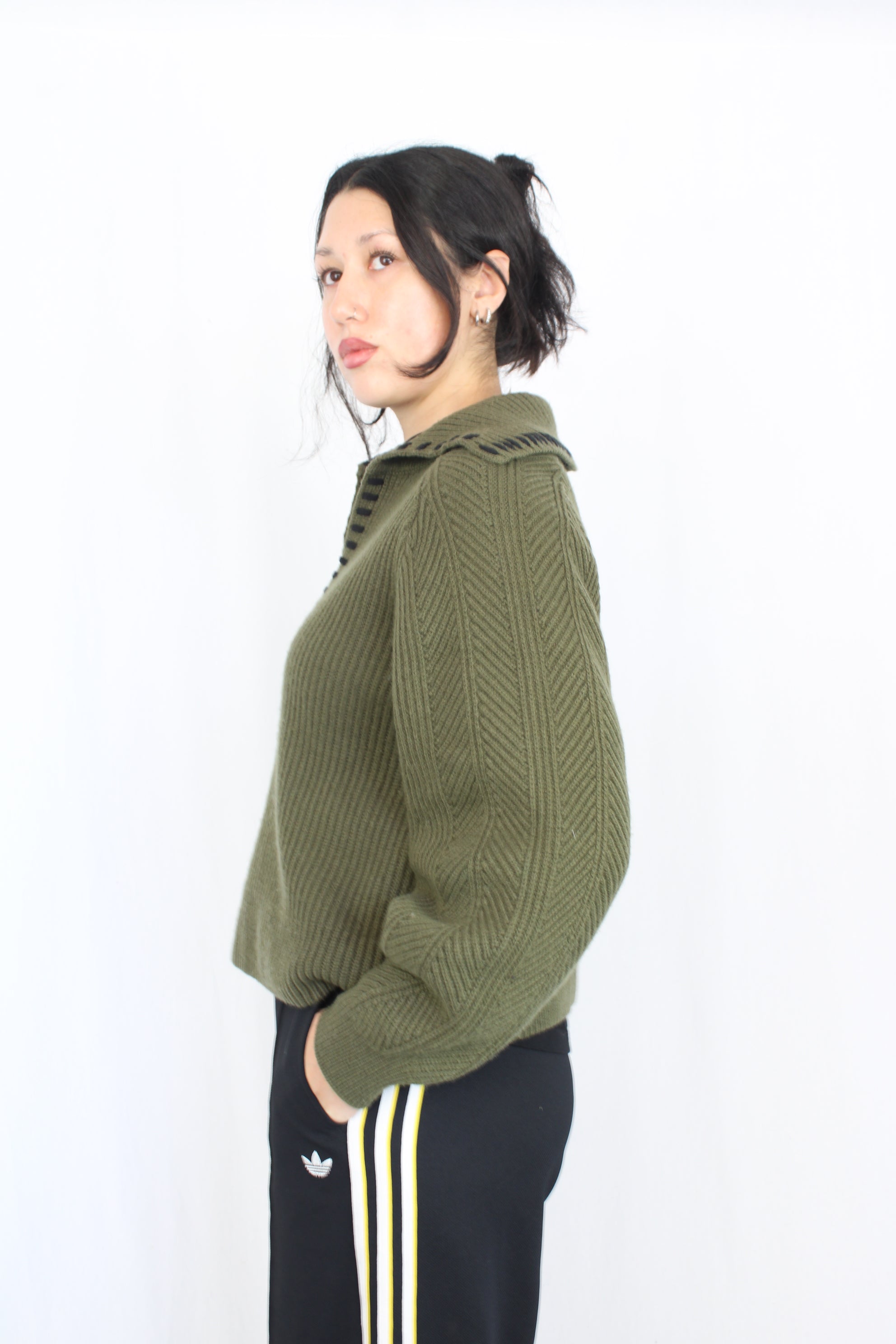 Max - Wool Green Jumper