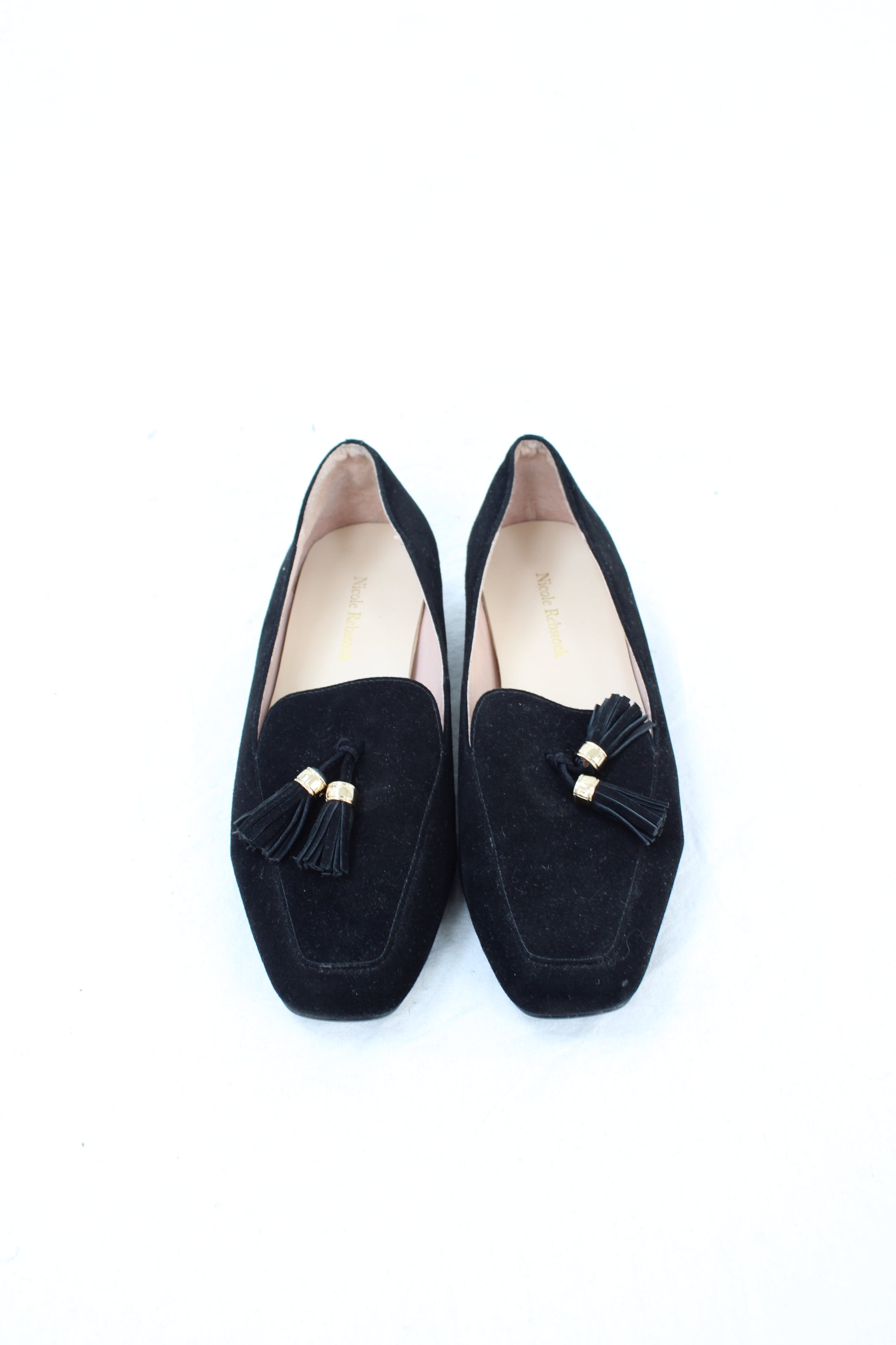 Nicole Rebstock - Suede Tassel Loafers