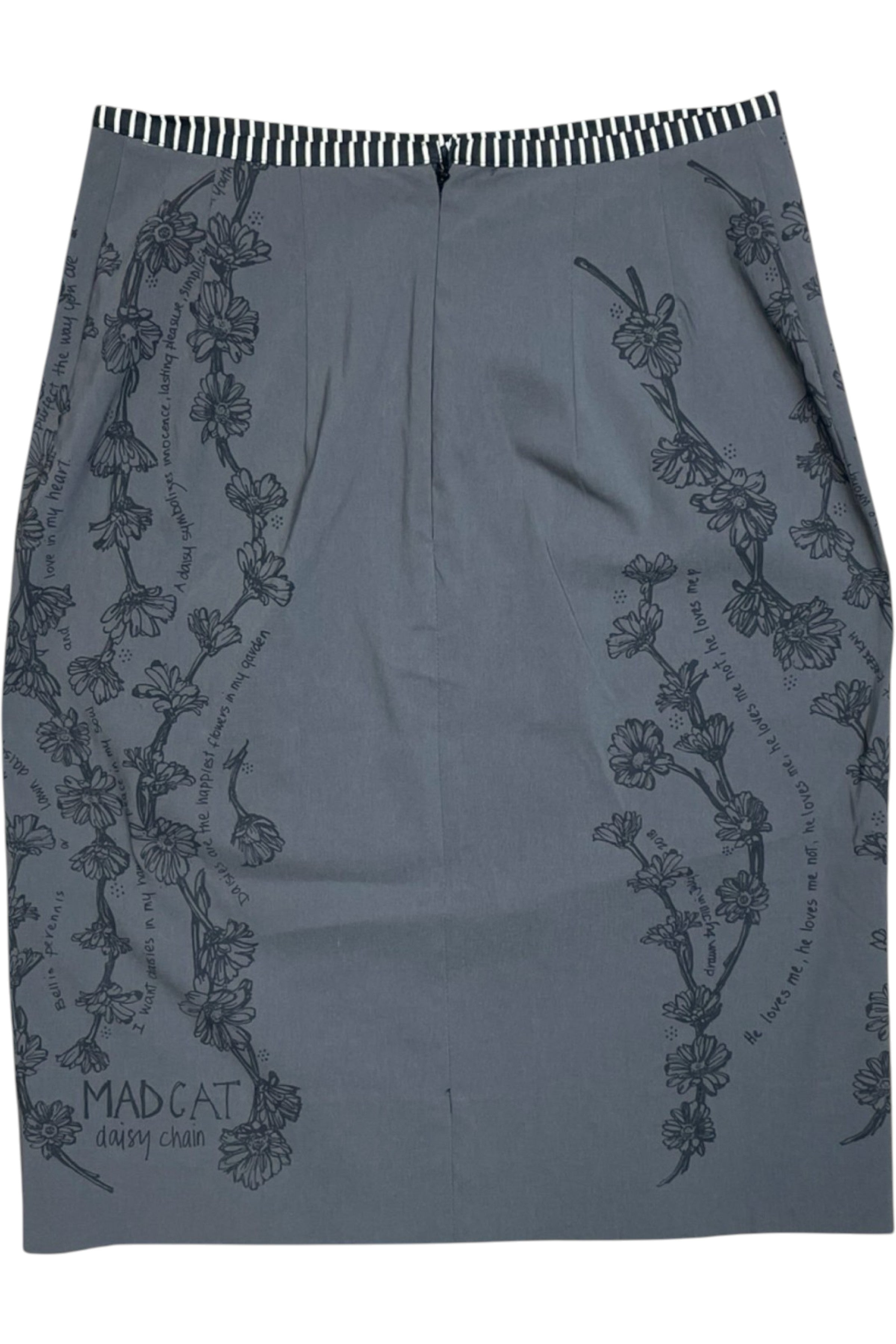 Madcat - Hand Printed Midi Skirt